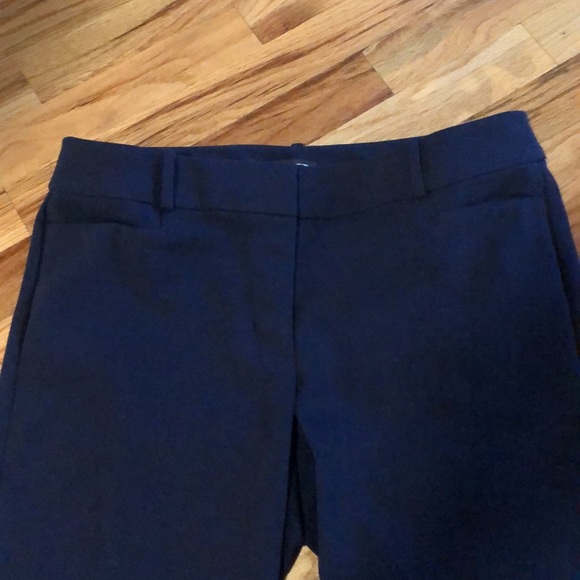 LOFT Tall Skinny Pants Julie Fit Dressy Workwear Trouser Cigarette Pant Navy 8T - Picture 6 of 10